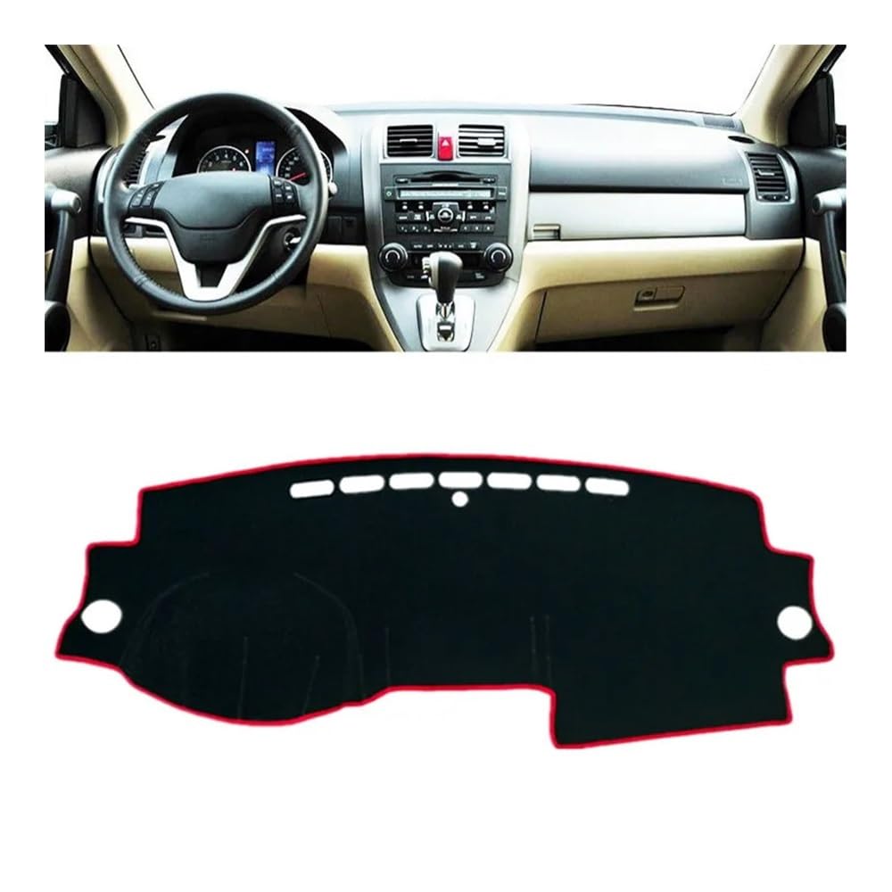 Armaturenbrett-Pad Armaturenbrett Abdeckung Pad Matte Dash Board Sonnenblende Schützen Teppich Kissen Auto Für Hon┐da Für CR-V Für CRV 2007 2008 2009 2010 2011(Left Hand Drive) von QGBUSQ