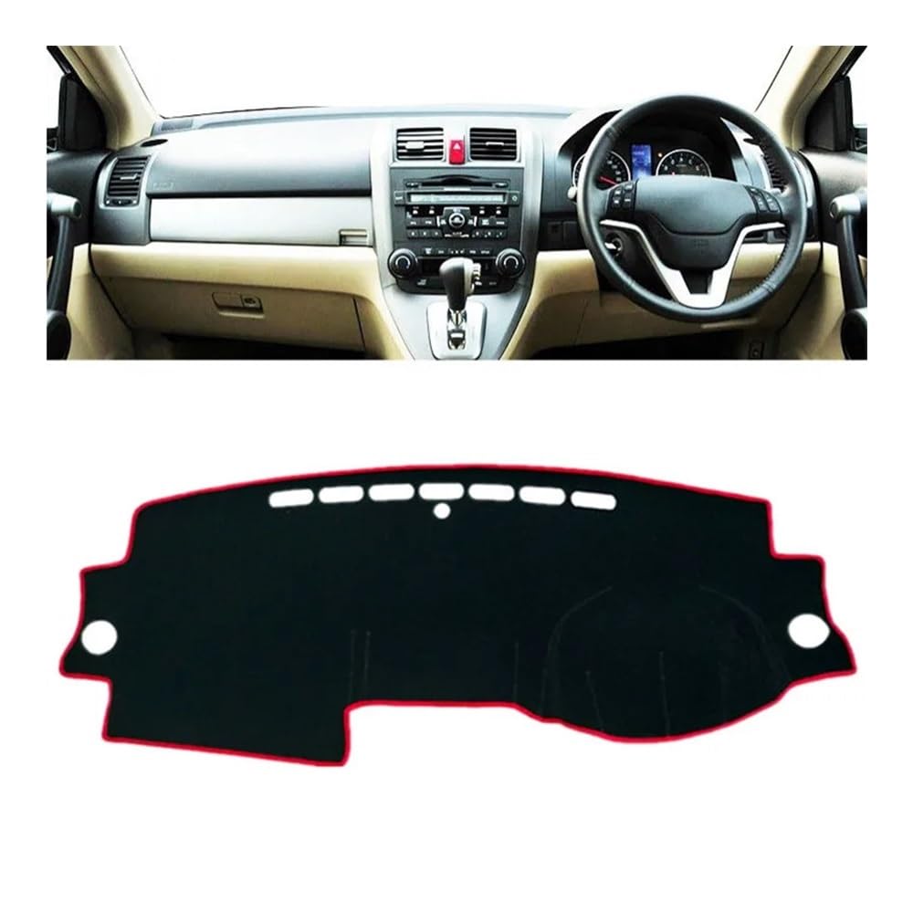 Armaturenbrett-Pad Armaturenbrett Abdeckung Pad Matte Dash Board Sonnenblende Schützen Teppich Kissen Auto Für Hon┐da Für CR-V Für CRV 2007 2008 2009 2010 2011(Right Hand Drive) von QGBUSQ