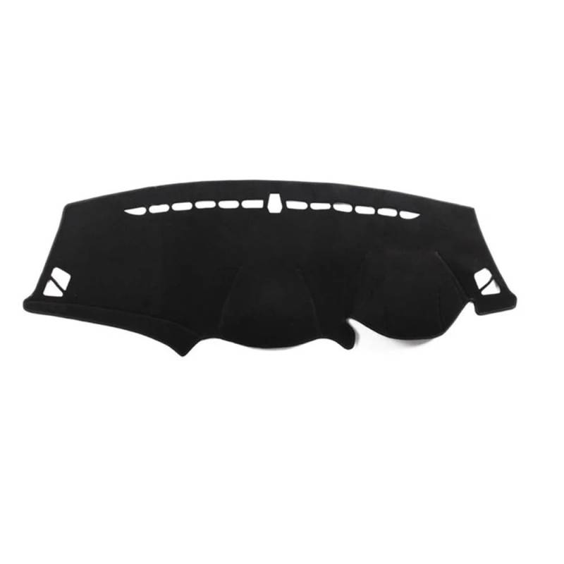 Armaturenbrett-Pad Auto Armaturenbrett Abdeckung Dash Matte Instrument Sonnenschirm Teppich Für Hyun&dai Für Tucson IX35 2010 2011 2012 2013 2014 2015(RHD,Black(Black Edge)) von QGBUSQ