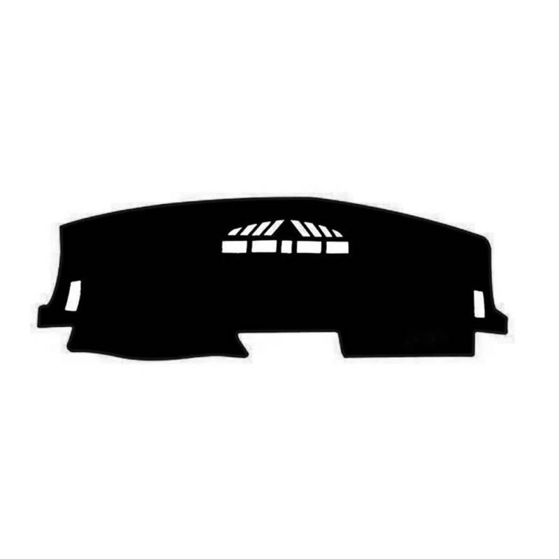 Armaturenbrett-Pad Auto Armaturenbrett Abdeckung Matte Dashmat Sonnenschirm Schützen Teppich Für A4 B6 B7 2002 2003 2004 2005 2006 2007 2008(LHD,Black(Black Edge)) von QGBUSQ