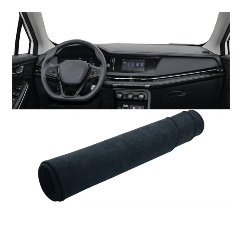 Armaturenbrett-Pad Auto Dashboard Abdeckung Dash Matte Sonnenschutz Vermeiden Licht Nicht-slip Pad Innen Für Changan Für CS15 2019 2020 2021 2022 2023(B Black) von QGBUSQ