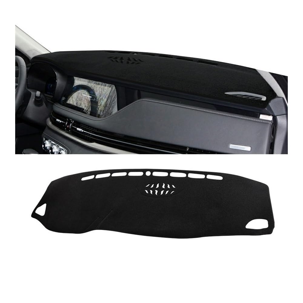 Armaturenbrett-Pad Auto Dashboard Abdeckung Sonnenschutz Matten Vermeiden Licht Pads Fall Teppiche Für Changan Für CS95 2019 2020 2021 2022 2023(A Black Side) von QGBUSQ