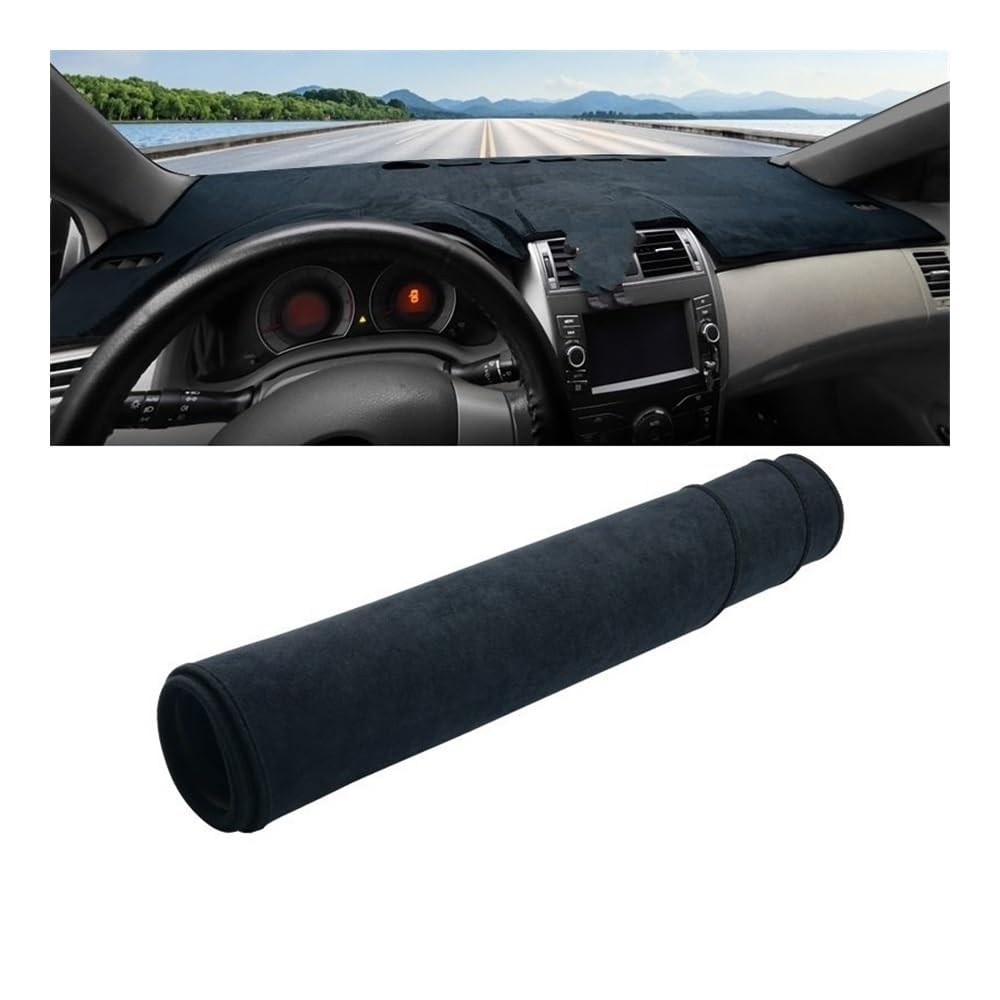 Armaturenbrett-Pad Auto Dashboard Abdeckung Sonnenschutz Vermeiden Licht Matte Instrument Panels Für Toy&ota Für Coro┐lla E150 2006 2007 2008 2009 2010 2011 2012 2013(B Black LHD) von QGBUSQ