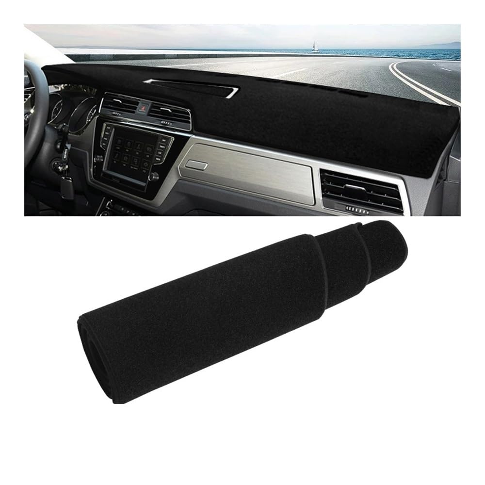 Armaturenbrett-Pad Auto Dashboard Abdeckung Teppiche Vermeiden Licht Pads Sonnenschutz Matten Für V&W Für T&ouran 5T1 2016 2017 2018 2019 2020 2021 2022 2023(A Black Side) von QGBUSQ