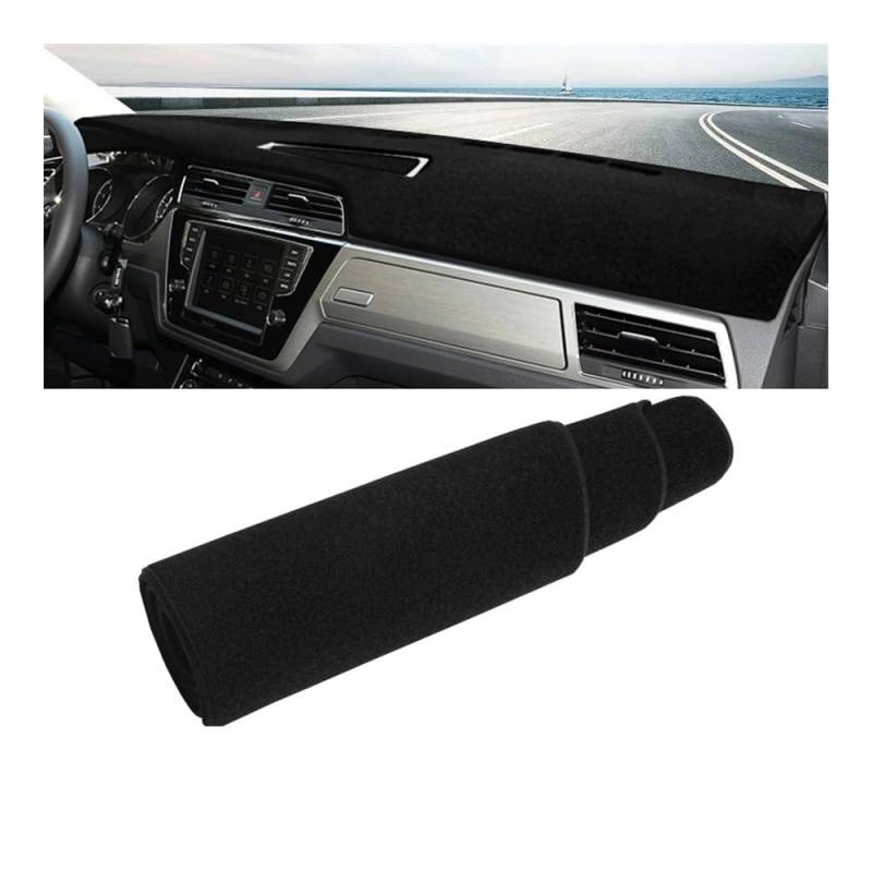 Armaturenbrett-Pad Auto Dashboard Abdeckung Teppiche Vermeiden Licht Pads Sonnenschutz Matten Für V&W Für T&ouran 5T1 2016 2017 2018 2019 2020 2021 2022 2023(A Black Side) von QGBUSQ