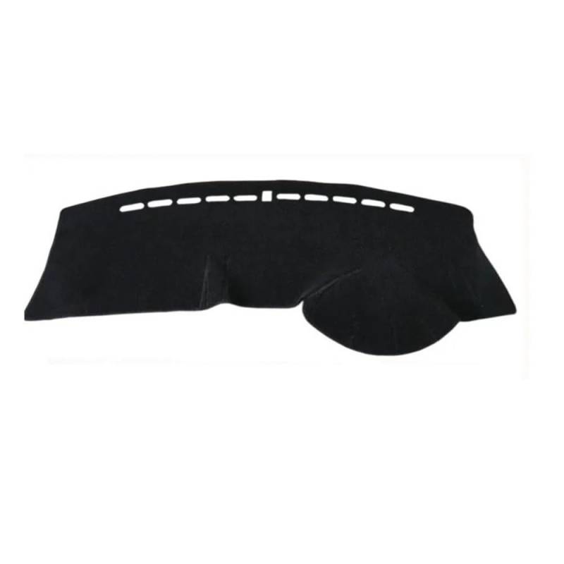 Armaturenbrett-Pad Auto Dashmat Instrument Sonnenschutz Teppich Abdeckung Matte Pad Protector Für Hon┐da Für CITY 2003 2004 2005 2006 2007(RHD,Black(Black Edge)) von QGBUSQ