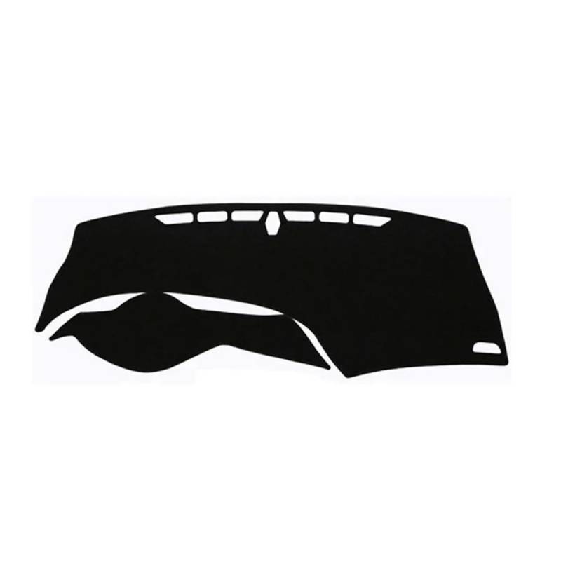 Armaturenbrett-Pad Auto Styling Für Hon┐da Für Civic 9th 2012 2013 2014 2015 Dashboard Abdeckung Dash Matte Pad Instrument Sonnenschutzdach Teppich(LHD,Black(Black Edge)) von QGBUSQ
