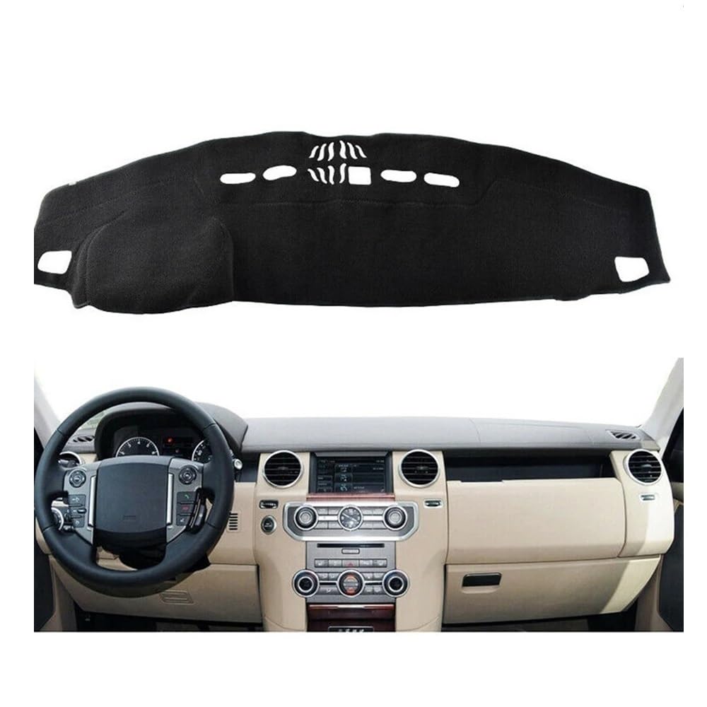 Armaturenbrett-Pad Dashmat-Abdeckung Konsolen-Armaturenbrett-Panel Hitzebeständig Teppich Armaturenbrett-Streifen Für Land Rover Range Rover Sport LR3 2005–2016(Left Hand Drive) von QGBUSQ