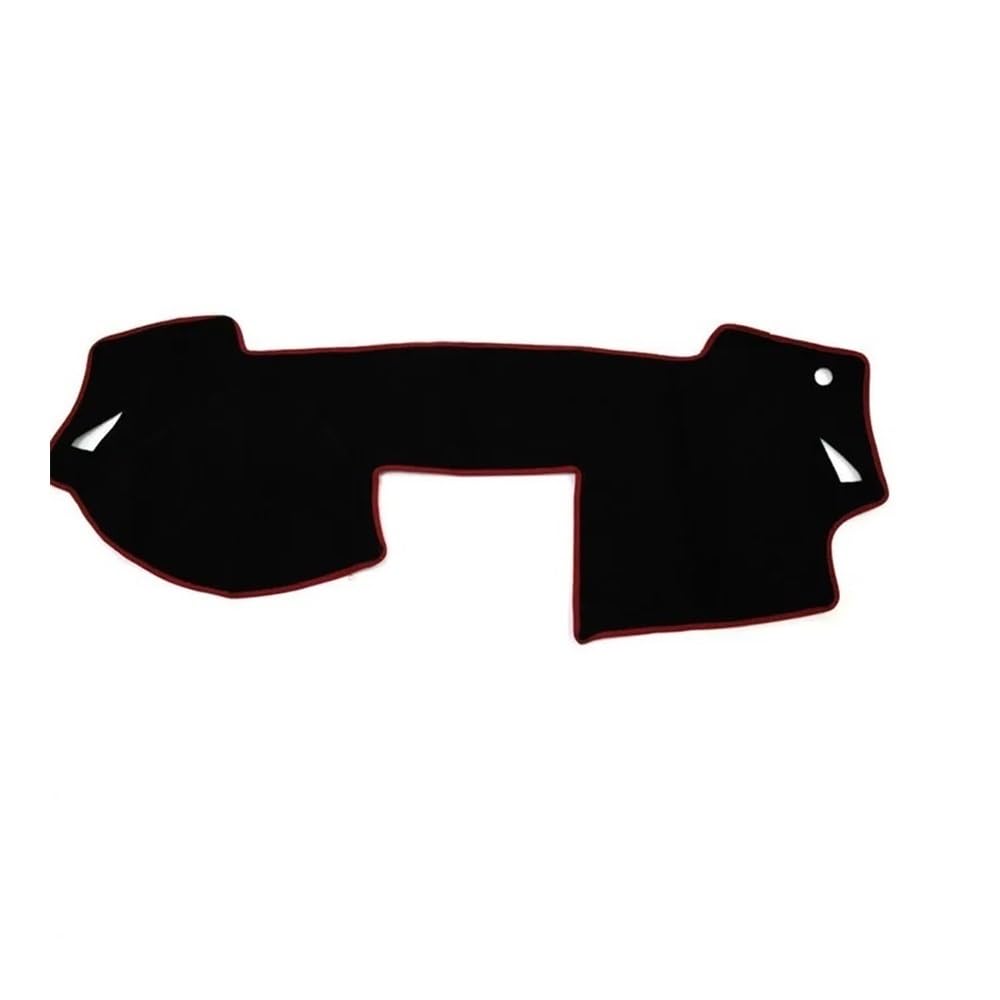 Armaturenbrett-Pad Dashmat Dash Matte Pad Dashboard Abdeckung Sonnenschutz Auto Für Maz&da 6 GH Atenza 2008 2009 2010 2011 2012 2013(Right Hand Drive,Red Edge) von QGBUSQ