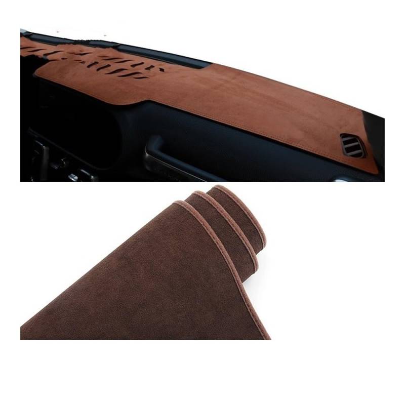 Armaturenbrett-Pad Für Haval Für Dargo 2021 2022 2023 2024 Auto Dashboard Abdeckung Dash Matte Sonnenschutz Vermeiden Licht Nicht-slip Pad Innen(With HUD Brown) von QGBUSQ