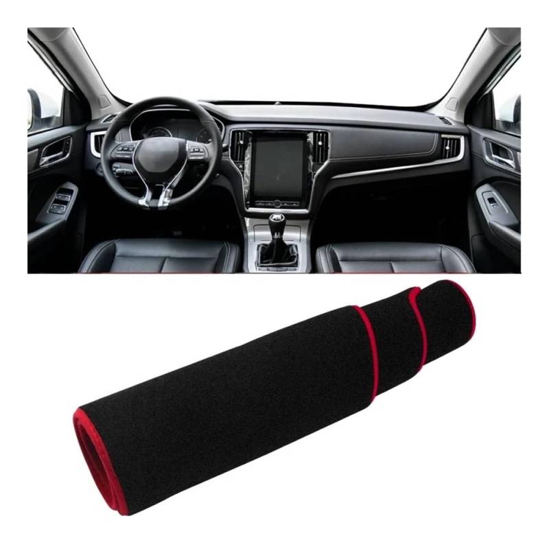 Armaturenbrett-Pad Für MG Für RX5 2016 2017 2018 2019 2020 Auto Dashboard Abdeckung Dash Matte Sonnenschutz Vermeiden Licht Nicht-slip Pad Innen(A Red Side) von QGBUSQ