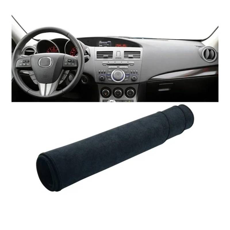 Armaturenbrett-Pad Für Maz&da 3 Für M3 BL Axela 2010 2011 2012 2013 Auto Dashboard Abdeckung Dash Matte Sonnenschutz Nicht-slip Pad(B Black) von QGBUSQ