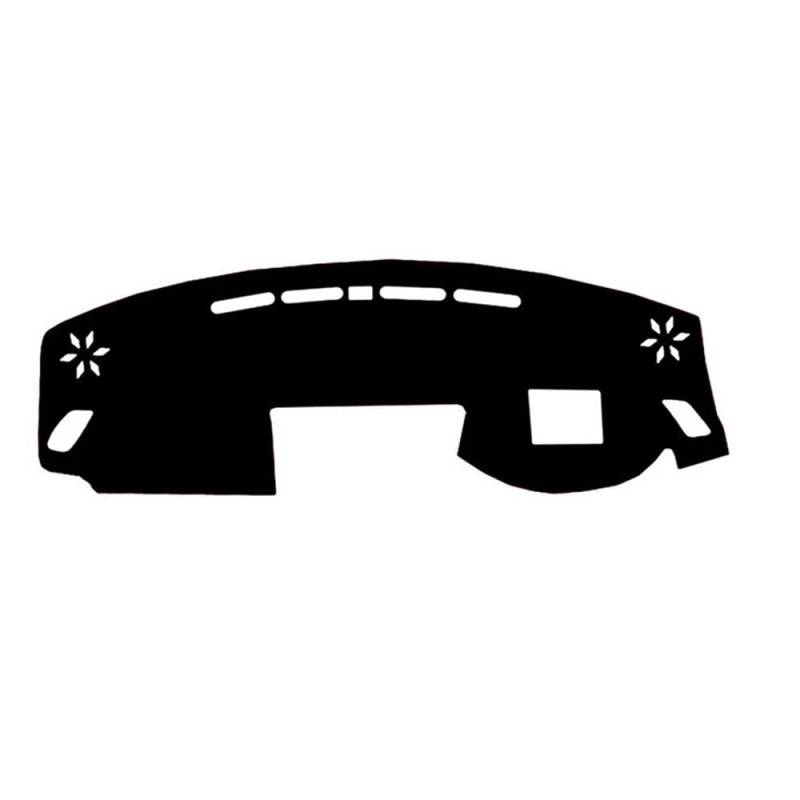 Armaturenbrett-Pad Für Mitsub&ishi Für Eclipse Für Cross 2017 2018 2019 2020 2021 2022 2023 Auto-Armaturenbrett-Abdeckungsmatte Dashmat Sonnenschutzdach Teppich Teppich(RHD With HUD,Black Edge) von QGBUSQ
