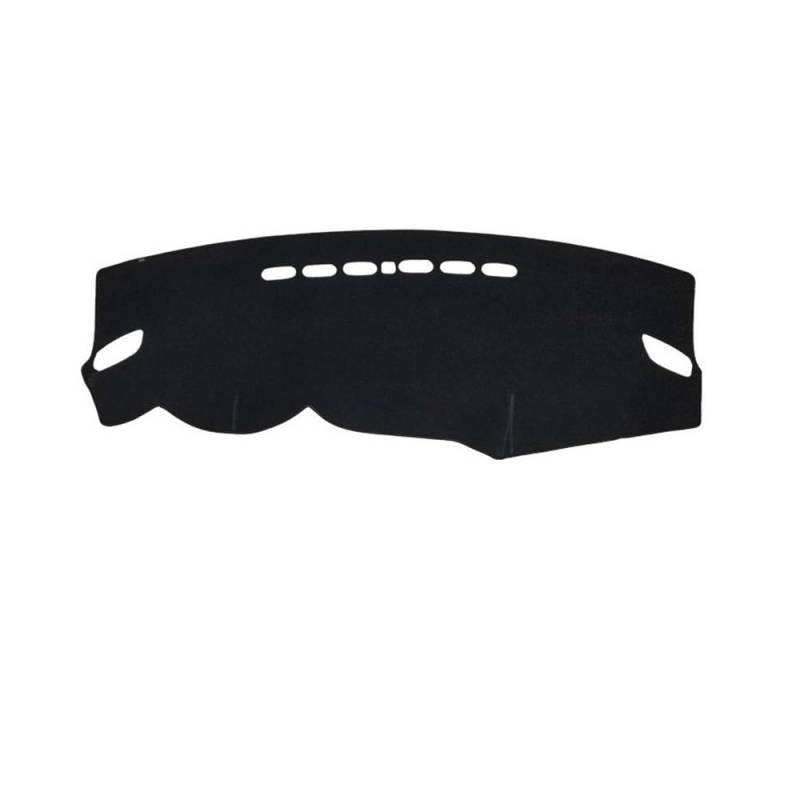 Armaturenbrett-Pad Für Mitsub&ishi Für Outlander 3 2013 2014 2015 2016 2017 2018 2019 2020 2021 Auto-Armaturenbrett-Abdeckung, Armaturenbrett-Matte, Sonnenschutzpolster(A Black Side LHD) von QGBUSQ