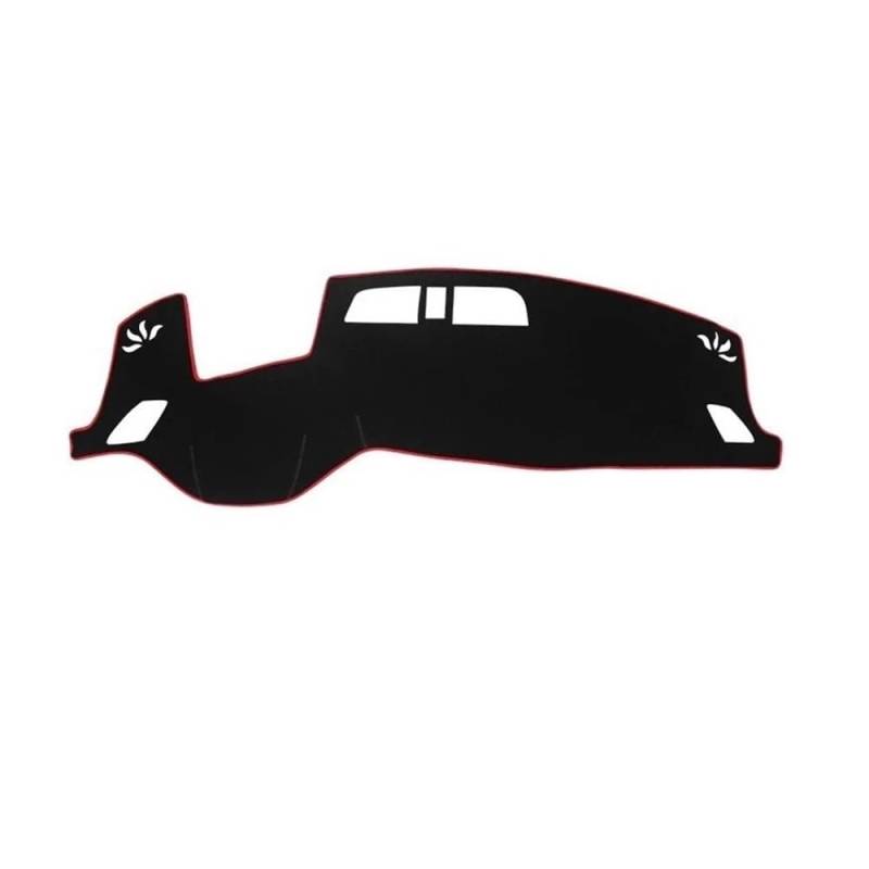 Armaturenbrett-Pad Für Mitsub&ishi Für Outlander IV 4 MK4 2022 2023 2024 Auto Armaturenbrettabdeckung Armaturenbrettmatte Sonnenschutz Rutschfeste Unterlage(A Style Red Side) von QGBUSQ