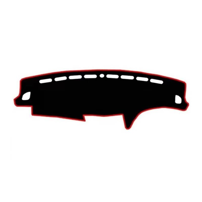 Armaturenbrett-Pad Für SUB&ARU Für Forester 2009 2010 2011 2012 2013 Dashboard Abdeckung Matte Pad Dashmat Instrument Sonnenschutzdach Teppich(RHD,Black(Red Edge)) von QGBUSQ