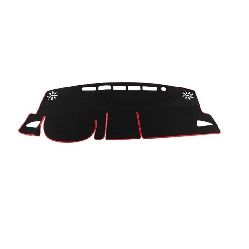 Armaturenbrett-Pad Für Toy&ota Für Coro┐lla Cross XG10 2021 2022 2023 2024 Hybridauto-Armaturenbrettabdeckung Armaturenbrettmatte Sonnenschutz Rutschfeste Unterlage(A Red Side LHD) von QGBUSQ