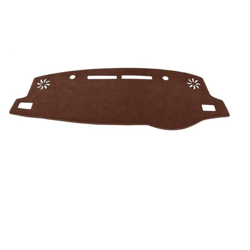 Armaturenbrett-Pad Für Toy&ota Für Yaris Für Ativ 2019 2020 2021 2022 2023 Auto Dashboard Abdeckung Dash Matte Sonnenschutz Nicht-slip Pad(B RHD Brown) von QGBUSQ