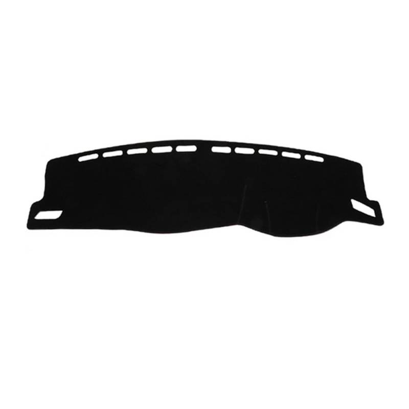 Armaturenbrett-Pad Für V&W Für T-ROC 2017 2018 2019 2020 2021 2022 2023 Auto Dashboard Abdeckung Matte Pad Sonnenschutzdach Teppich Dashmat(RHD,Black(Black Edge)) von QGBUSQ