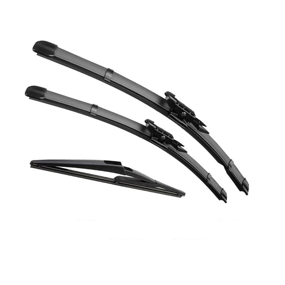 Auto-Wischerblätter Scheibenwischer-Set Für Vorne Und Hinten Für N&issan Für Qashqai J10 2006 2007 2008 2009 2010 2011 2012 2013 Scheibenwischer 24 Zoll + 15 Zoll 12 Zoll(Left hand drive) von QGBUSQ