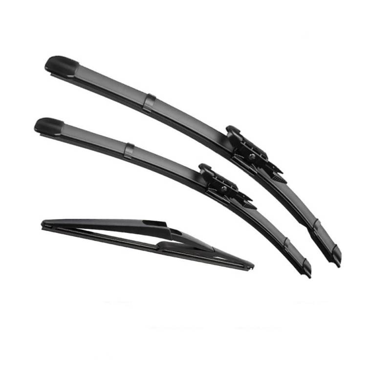 Auto-Wischerblätter Scheibenwischer-Set Für Vorne Und Hinten Für N&issan Für Qashqai J10 2006 2007 2008 2009 2010 2011 2012 2013 Scheibenwischer 24 Zoll + 15 Zoll 12 Zoll(Left hand drive) von QGBUSQ
