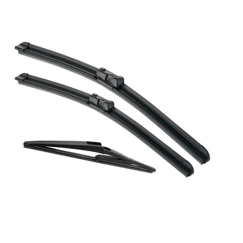 Auto-Wischerblätter Scheibenwischer Vorne Und Hinten Für Peuge&ot 308 T7 Schrägheck 2007–2013 Windschutzscheibe Frontscheibe 76,2 Cm + 66 Cm + 30,5 Cm(Right hand drive) von QGBUSQ