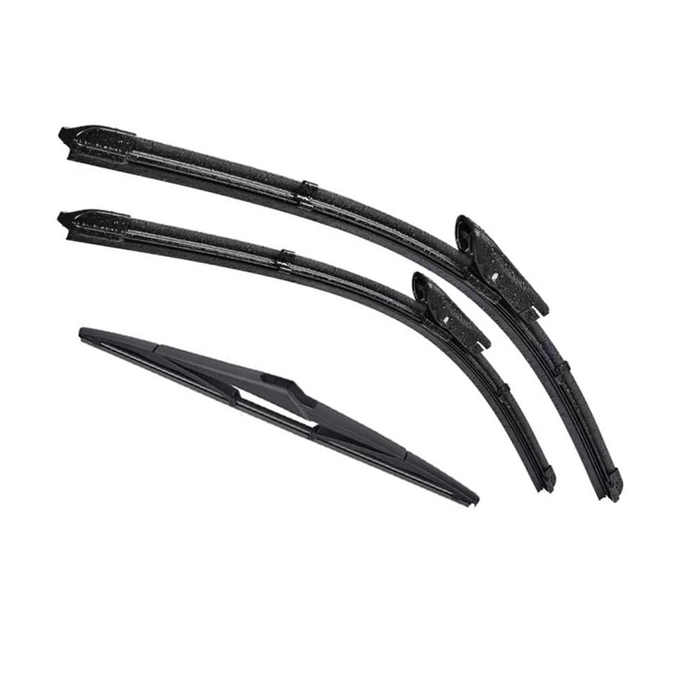Auto-Wischerblätter Scheibenwischer Vorne Und Hinten Für Renault Für Scenic 3 / Grand 2009–2013 2014 2015 2016 Windschutzscheibe 28 Zoll 26 Zoll 12 Zoll(Left hand drive) von QGBUSQ