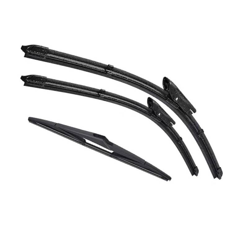 Auto-Wischerblätter Scheibenwischer Vorne Und Hinten Für Renault Für Scenic 3 / Grand 2009–2013 2014 2015 2016 Windschutzscheibe 28 Zoll 26 Zoll 12 Zoll(Right hand drive) von QGBUSQ