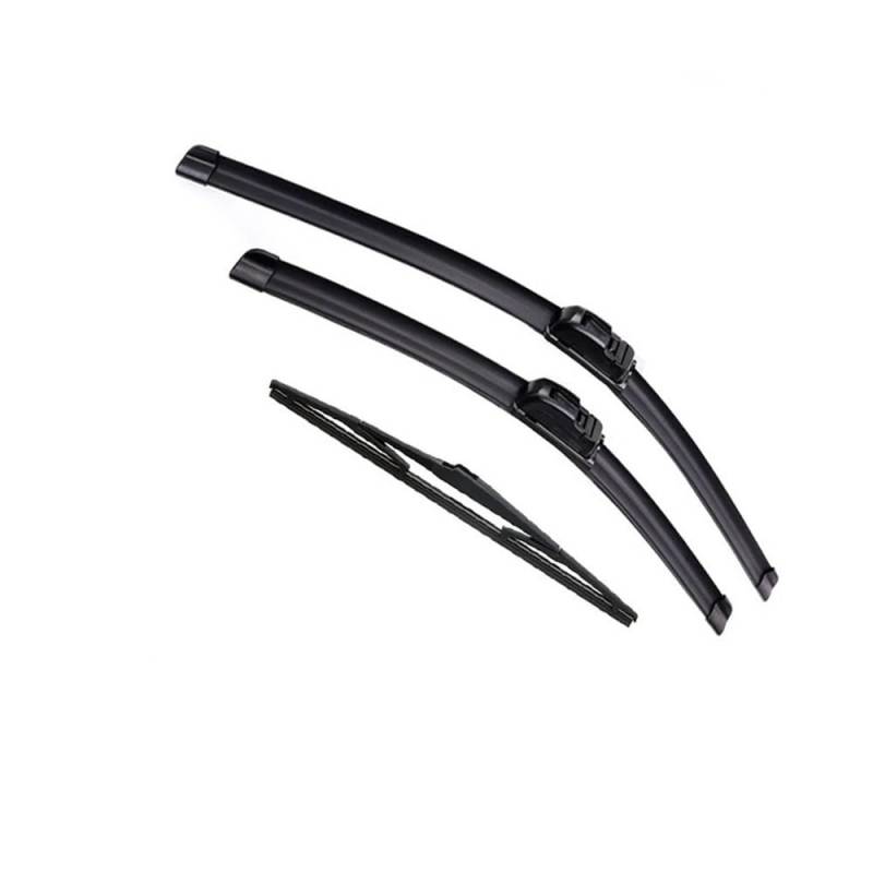 Auto-Wischerblätter Scheibenwischer Vorne Und Hinten Für Suzu&ki Für Celerio 2014 2015 2016 2017 2018 Windschutzscheibe Fenster 21"+14"+12"(Left-hand drive) von QGBUSQ