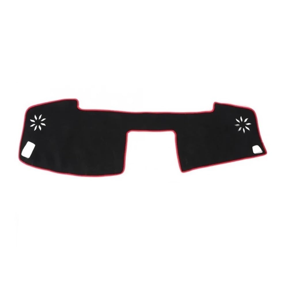 QGBUSQ Armaturenbrett-Pad Auto Armaturenbrett Abdeckung Matte Pad Dashboard Sonnenschutzdach Teppich Für Toy&OTA Für Tundra Sequoia 2007 2008 2009 2010 2011 2012 2013(Right Hand Drive,Red Edge) von QGBUSQ