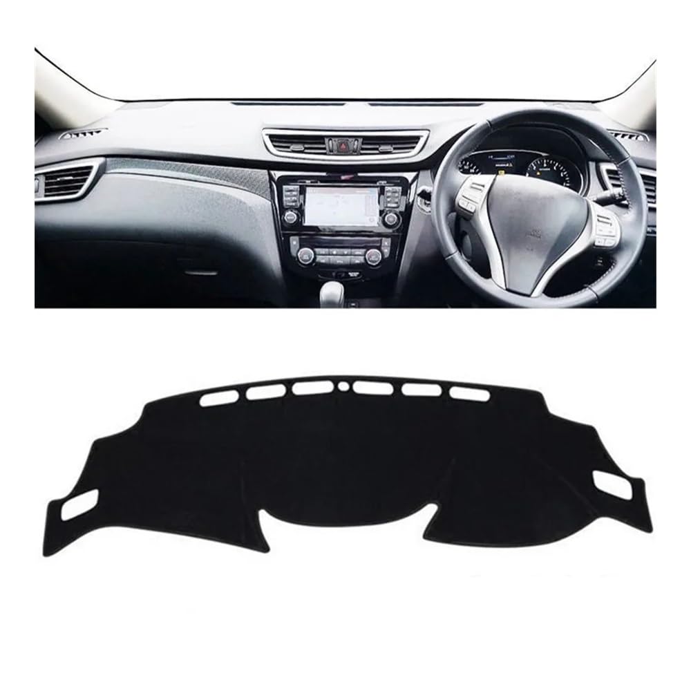 QGBUSQ Armaturenbrett-Pad Auto Dashboard Abdeckung Sonnenschutzdach Matte Pad Dash Schützen Teppich Für N&issan Für X-Trail T32 Rogue 2014 2015 2016 2017 2018 2019 2020(Right Hand Drive) von QGBUSQ