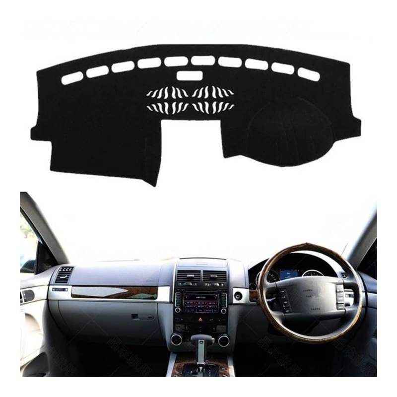 QGBUSQ Armaturenbrett-Pad Auto Dashmat Dashboard Abdeckung Matte Teppich Sonnenschutz Schützen Teppich Für V&W Für Touareg 2003 2004 2005 2006 2007 2008 2009 2010(Right Hand Drive) von QGBUSQ