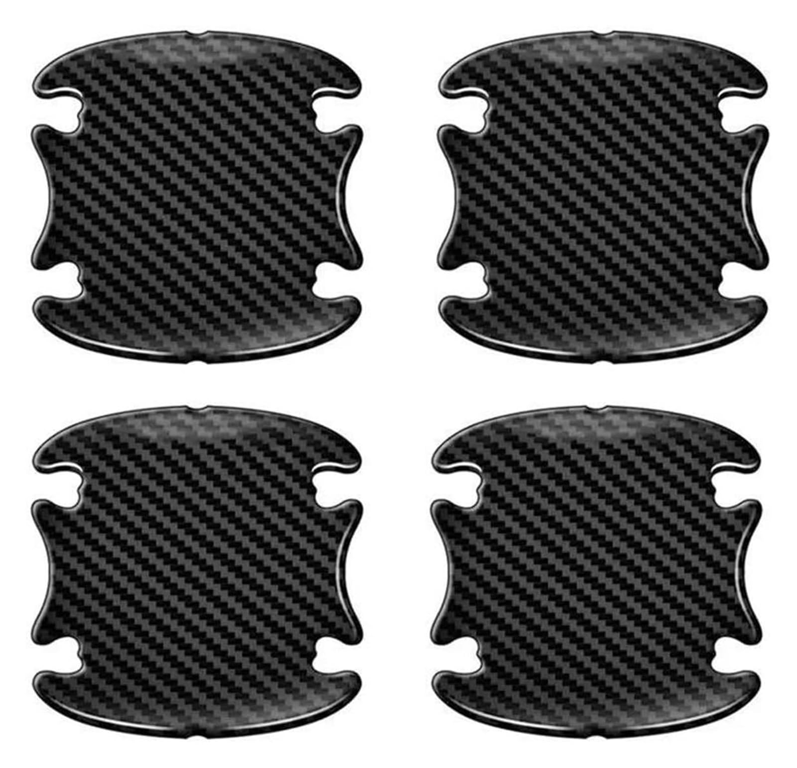 Auto Außentürgriff Kappen Autos Griff Schutz Film Styling Außen Zubehör Auto Aufkleber Anti Scratch Auto Türgriff Schutz(4pcs 3) von QGMKMVZZBK