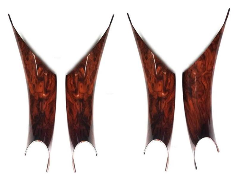Auto Außentürgriff Kappen Für B&MW 3 4 Serie F32 F34 F30 F35 Auto Styling Mahagoni Textur Tür Panel Haltegriff Abdeckungen Armlehne Schutz Trim(4pcs) von QGMKMVZZBK