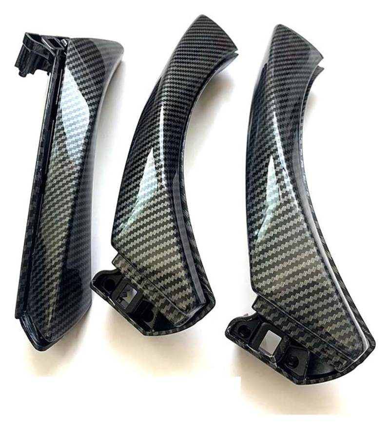 Auto Außentürgriff Kappen Für B&MW 3 Serie E90 E91 E92 316 318 320 325 328i Auto-Innentürgriffe Türgriff Aus Kohlefaser Mit Abdeckung(Lhd 3pcs Set) von QGMKMVZZBK