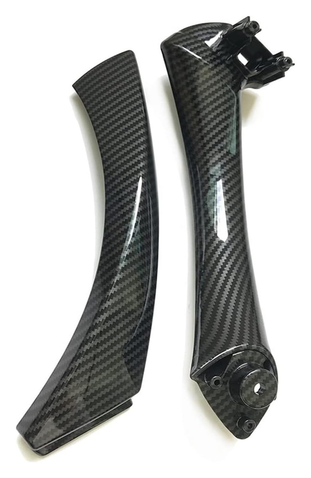Auto Außentürgriff Kappen Für B&MW 3er E90 E91 E92 316 318 320 325 328i 2004–2012 Innentürgriff Mit Abdeckung(Carbonfiber Left) von QGMKMVZZBK