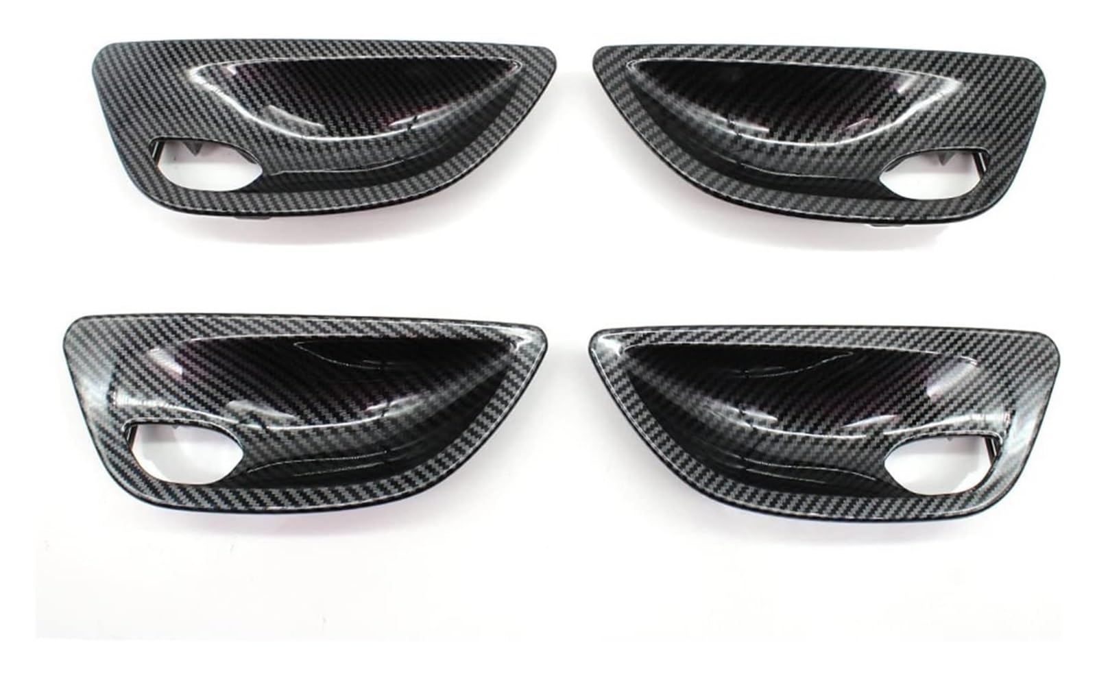 Auto Außentürgriff Kappen Für B&MW 5 Series F10 F11 F18 2010–2017 Links Rechts Innentürgriffschalen-Abdeckungsverkleidung Ersatz(Carbon 4pcs Set) von QGMKMVZZBK
