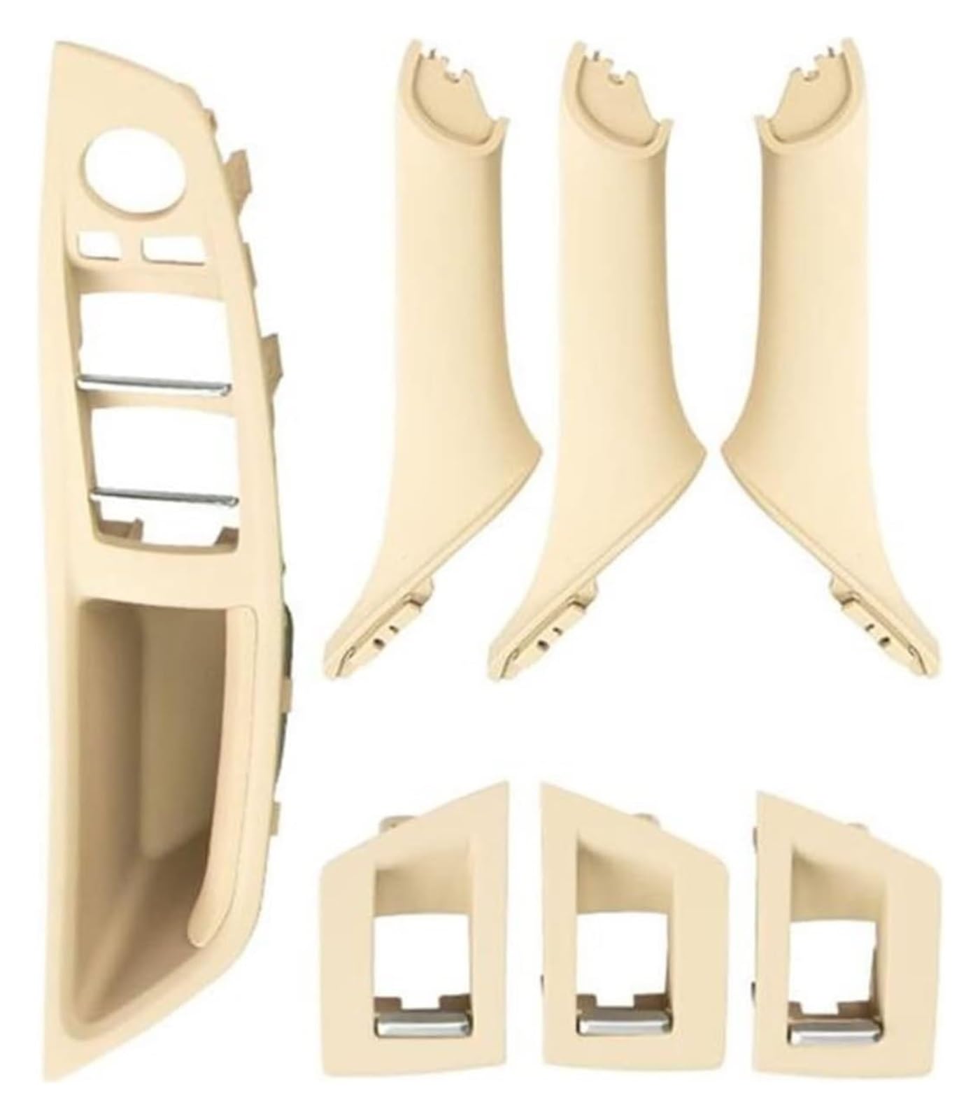 Auto Außentürgriff Kappen Für B&MW 5 Series F10 F18 Left Drive 2010–2016 Auto-Innentürgriffplatte Dekorative Abdeckung(Beige) von QGMKMVZZBK
