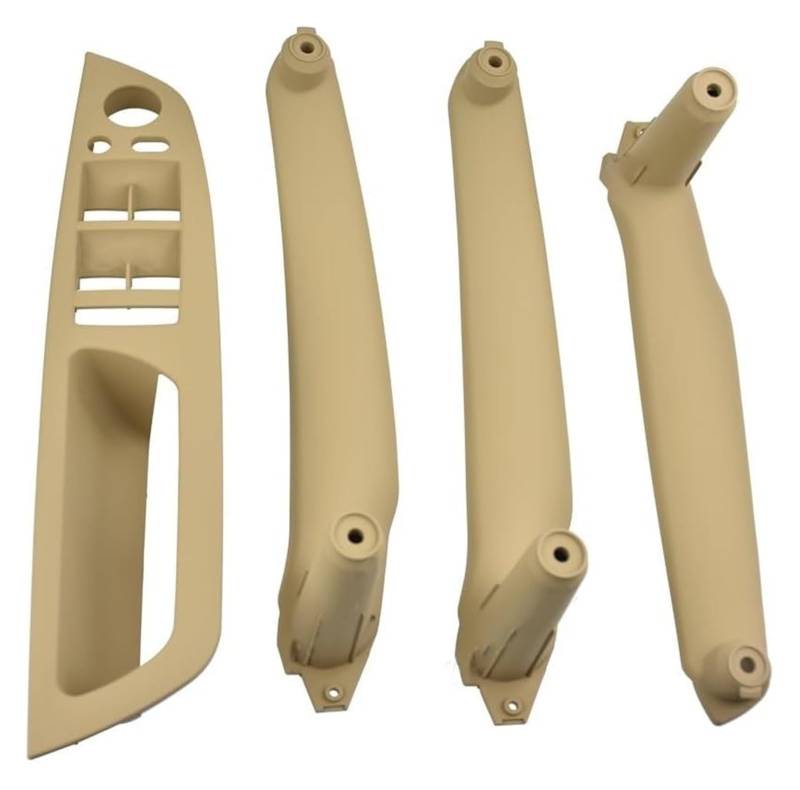 Auto Außentürgriff Kappen Für B&MW E70 E71 X5 X6 SAV 2007-2014 51416969401 Auto Auto Accessori Innere Tür Armlehne Panel Griff Pull Trim Abdeckung(Beige 4pcs) von QGMKMVZZBK