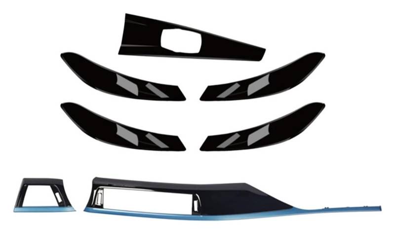 Auto Außentürgriff Kappen Für B&MW F30 F31 F34 F36 3/4 Serie 320i 325i 328i 2012–2018 Türgriff-Abdeckungsverkleidung Lüftungsschlitzverkleidung(M Style Blue) von QGMKMVZZBK