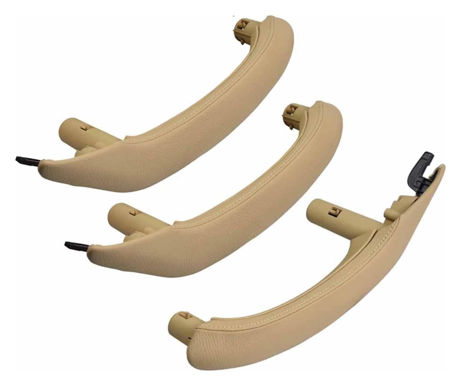 Auto Außentürgriff Kappen Für B&MW X3 X4 F25 F26 2010-2016 Auto-Innentür-Zuggriff Innen- Und Außenleder-Panel-Abdeckung Komplettsatz Montage(3-rhd-beige) von QGMKMVZZBK