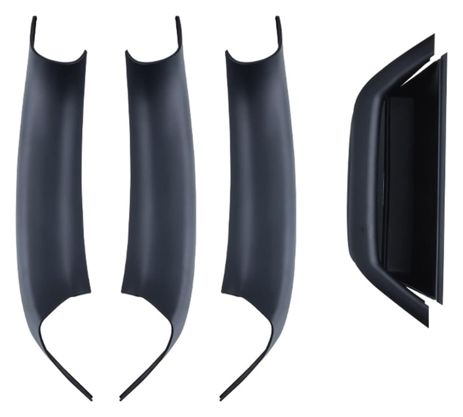 Auto Außentürgriff Kappen Für B&MW X3 X4 F25 F26 Demontagefreier Türinnengriff Türgriffzubehör Innenarmlehne Schutzhülle(Right Rudder Black 4) von QGMKMVZZBK