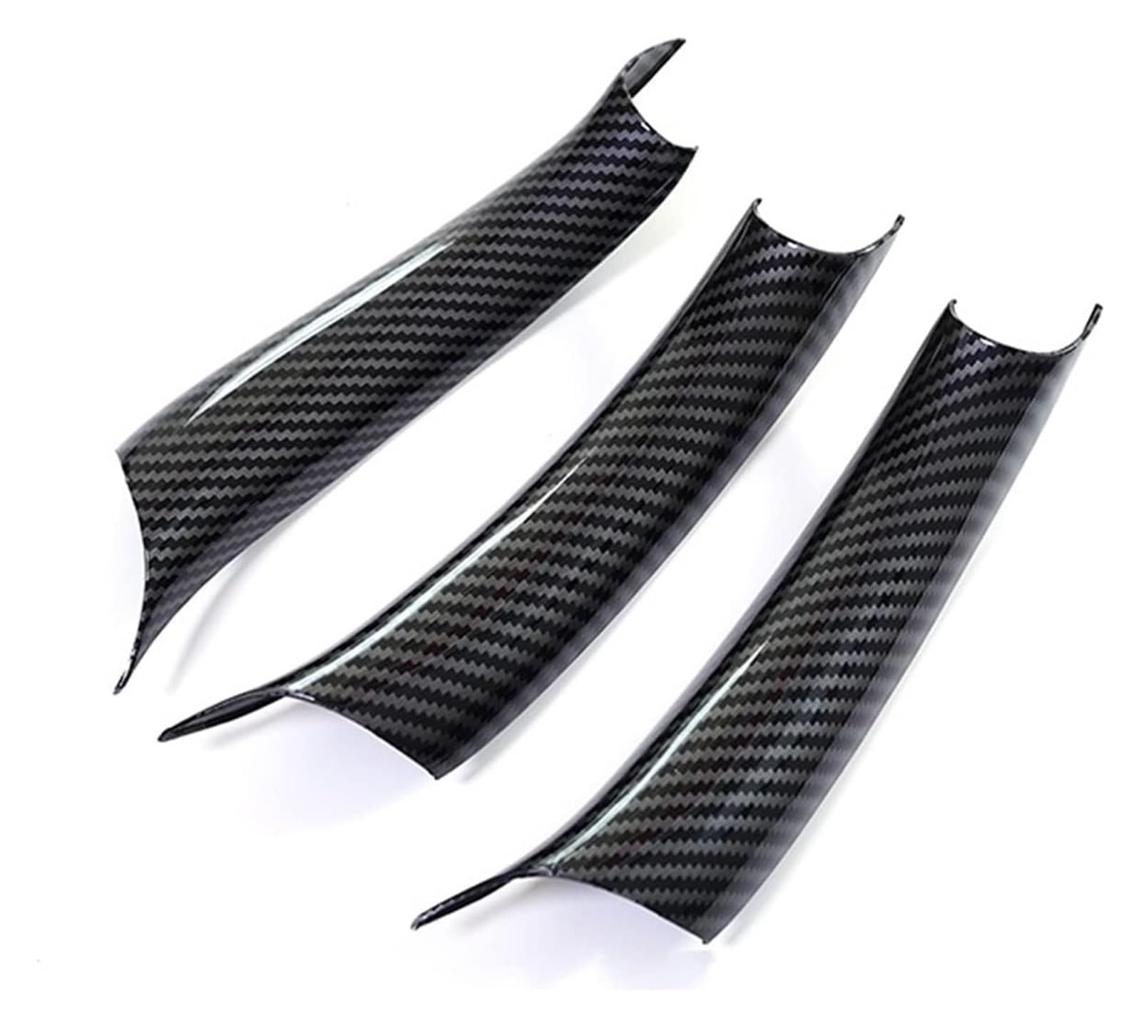 Auto Außentürgriff Kappen Für B&MW X5 X6 E70 F71 F15 F16 Demontagefreier Innentürgriff Modifiziertes Auto-Armlehnenzubehör Schutzhülle(New Carbon Fiber 3) von QGMKMVZZBK