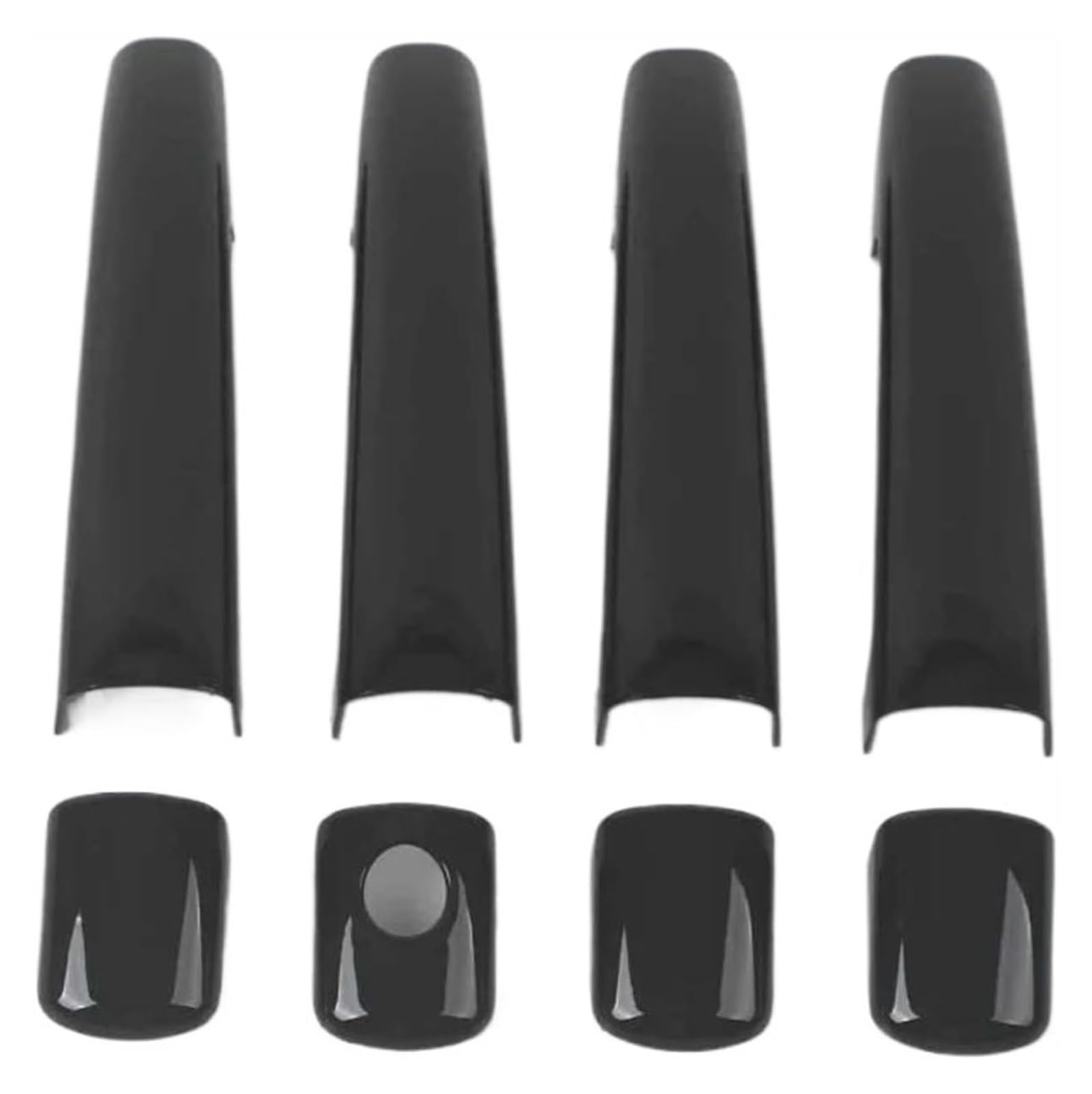Auto Außentürgriff Kappen Für C4 C4 Für PICASSO C6 Für P&eugeot 207 308 407 2004-2010 Auto Türgriff Abdeckung Trim Aufkleber Styling(Schwarz) von QGMKMVZZBK