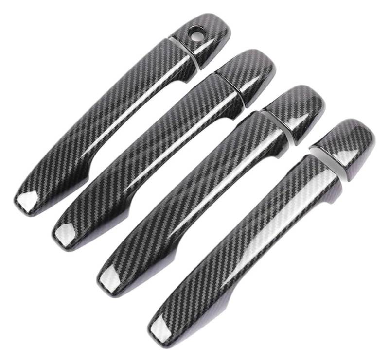Auto Außentürgriff Kappen Für C4 Für Picasso C6 Für P&eugeot 207 308 407 2004-2010 Türgriff Abdeckung Trim Auto Styling(Schwarz) von QGMKMVZZBK