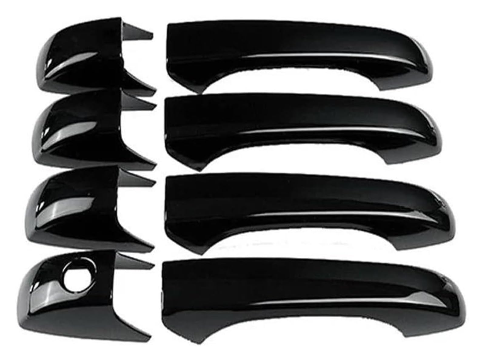 Auto Außentürgriff Kappen Für Chrysler 300 300C 2005–2010 Auto-Aufkleber Kratzfest Dekoration Zierleisten-Set Refit-Türgriffabdeckungen(4handle 1keyhole) von QGMKMVZZBK