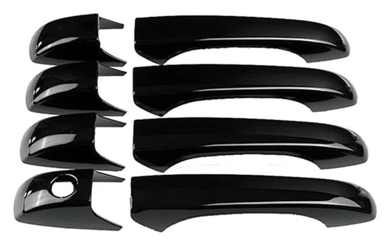 Auto Außentürgriff Kappen Für Chrysler 300 300C 2005–2010 Auto-Aufkleber Kratzfest Dekoration Zierleisten-Set Refit-Türgriffabdeckungen(4handle 1keyhole) von QGMKMVZZBK