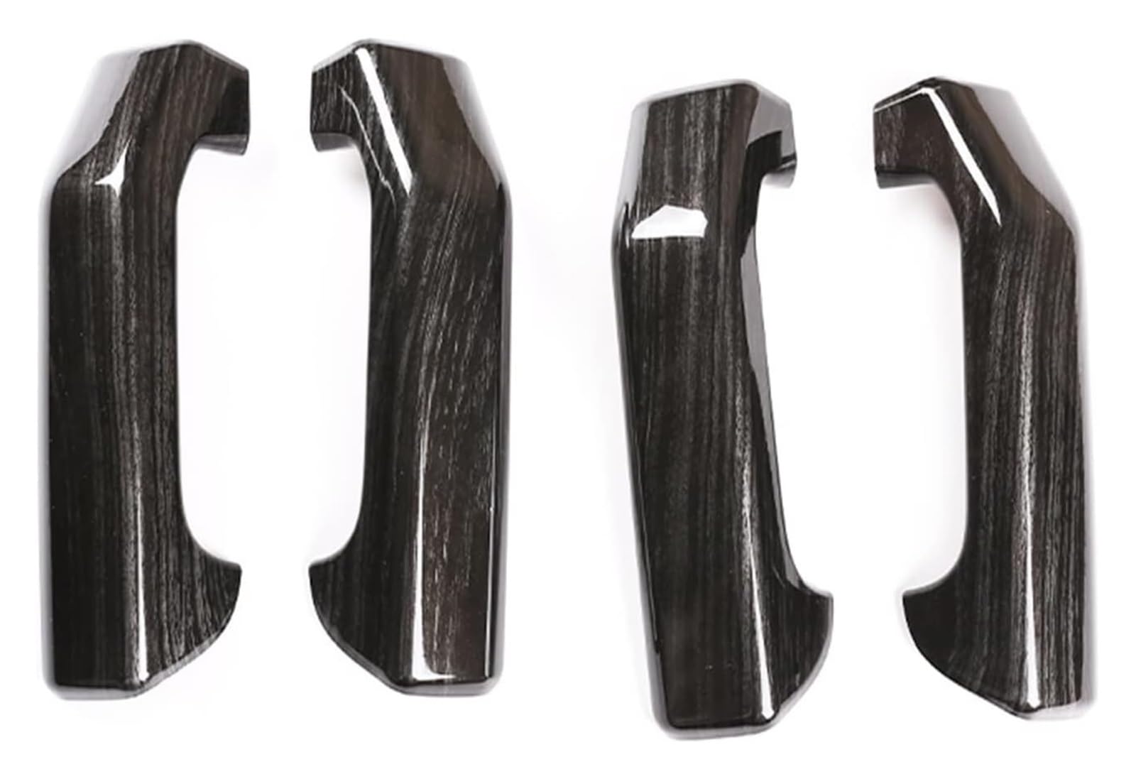 Auto Außentürgriff Kappen Für Discovery 3 LR3 2004-2009 ABS Silber Auto Innen Türgriff Schutz Abdeckung Dekorative Aufkleber Trim(Black Wood Grain) von QGMKMVZZBK