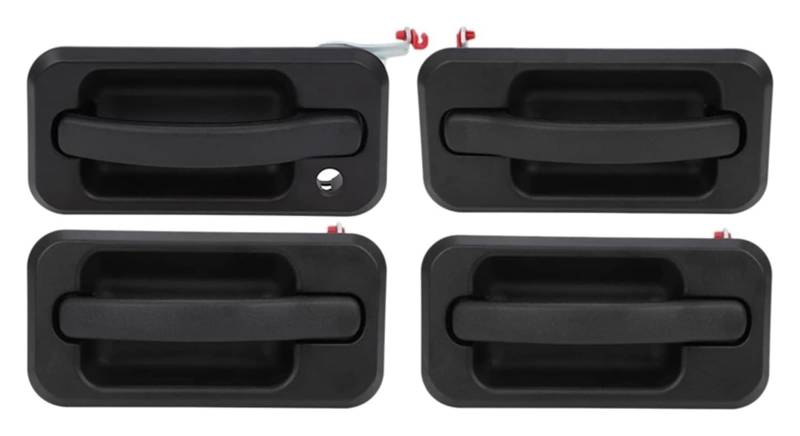 Auto Außentürgriff Kappen Für Hummer H2 2003–2009 Schwarz Strukturiertes Stück Außentürgriff-Set 131609870457 15104792 10360326 von QGMKMVZZBK