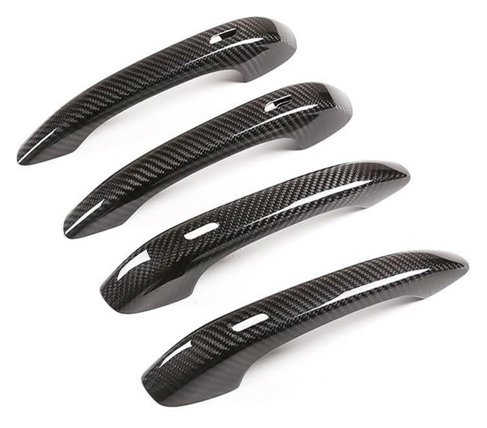 Auto Außentürgriff Kappen Für Macan 2014-2023 Real Carbon Fiber Auto Türgriff Schutzhülle Trim Aufkleber Externe(Rhd Gray) von QGMKMVZZBK